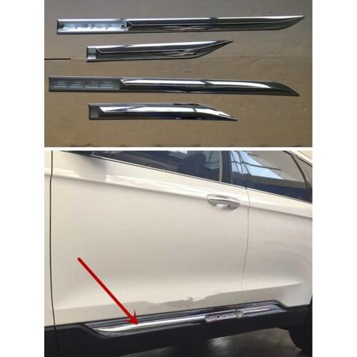 Car Body Side Door Moulding Cover Trim Door Side Edge Trim Cover Styling Sticker Fit for Ford Edge 2015-2020