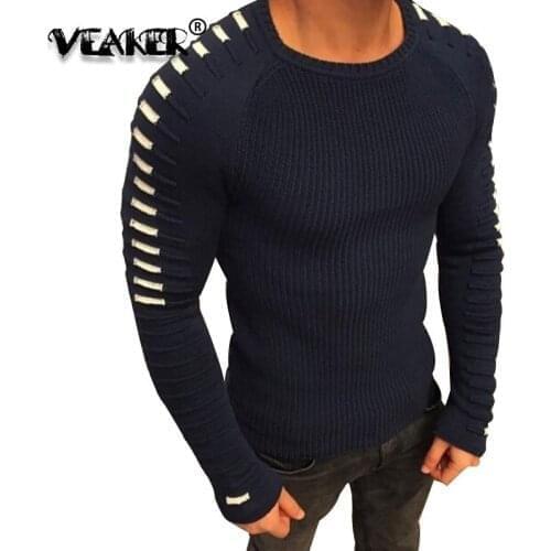 New Mens Sweater Woolen Knitwear Men O Neck Long Raglan Sleeve Slim Warm Autumn Sweaters Pull Homme 3D Cheap Pulllvers Knitwear