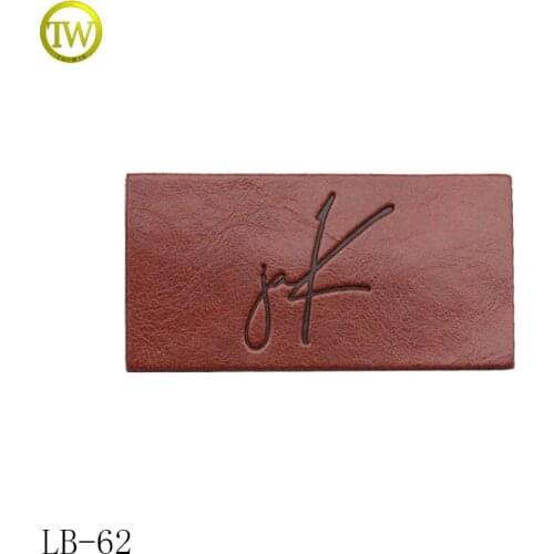 LOW price leather METAL personalized garment tag for clothing garment label