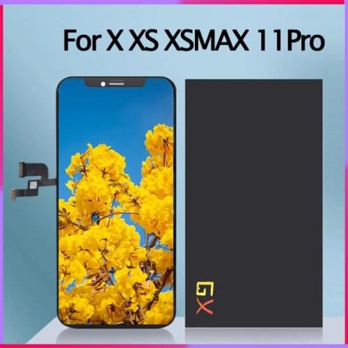 Original GX OLED Pantalla LCD For iPhone XR Screen Replacement 3D Touch True Tone For iPhone X LCD 11 XS Max Display Pro Max