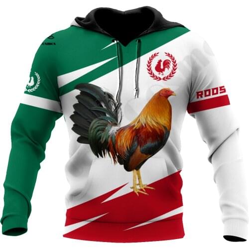 PLstar Cosmos 3Dprint Newest Animal Love Rooster Funny Art Premium Streetwear Unisex Unique Casual Hoodies/Sweatshirt/Zip S-15
