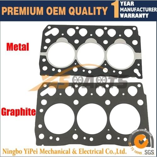 New Cylinder Head Gasket For Isuzu 3LB1 8-97043-933-2 Forklift Excavator 8-97043933-2