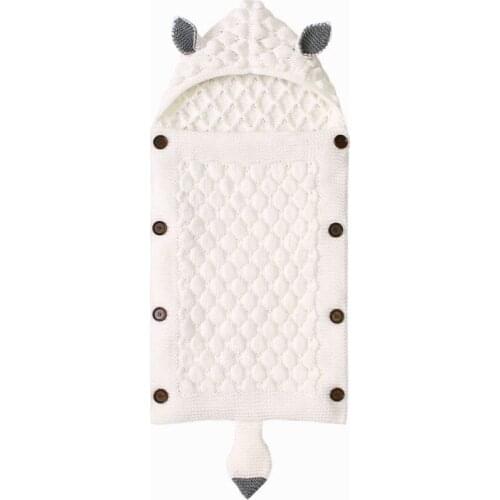 Baby Boy Girl Sleeping Bag Thicken Design Newborn Anti-kick Hoodie Blanket Cover Bedding Wrap Newest 2021