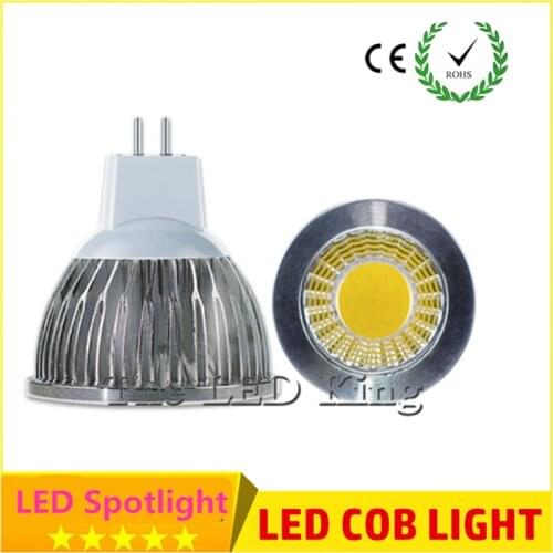 10X led bulb Lampada Led MR16 GU10 GU5.3 COB 9w 12w 15w Led Spotlight Warm White red blue green MR16 12V led Lamp GU 5.3 220V