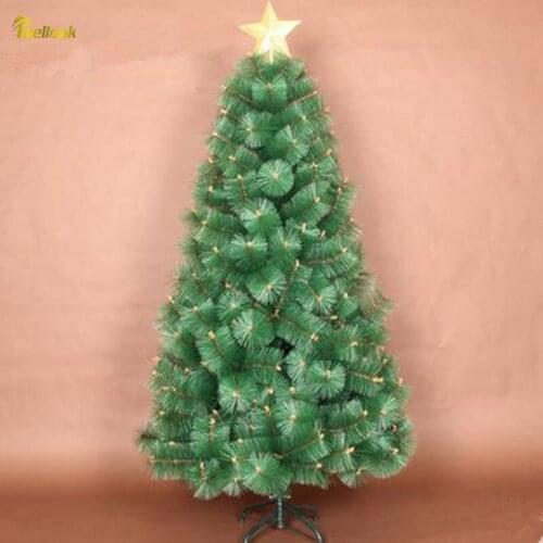 Teellook 1.5m 1.8m 2.1m 2.4m Christmas Pine Christmas Tree Festival Scene Decoration