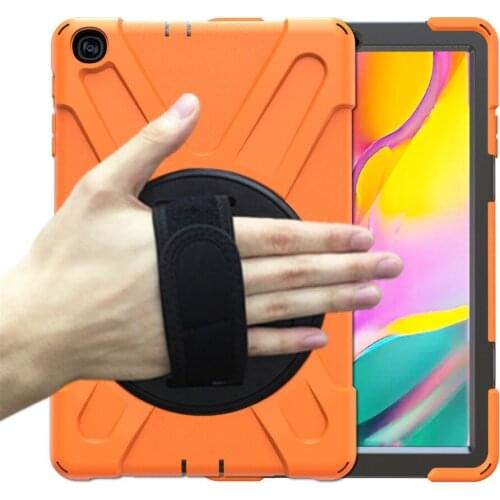 Mosunx For Samsung Galaxy Tab A 10.1 2019 T510 T515 Shock-proof Strap Cover Tablet case cover for samsung tab a case 812#2