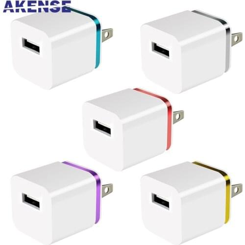 Hot 5V 1A Universal USB Charger Wall Charger US Plugs Portable for iPhone XS XR Samsung Xiaomi Charging Adapter 300pcs/lot