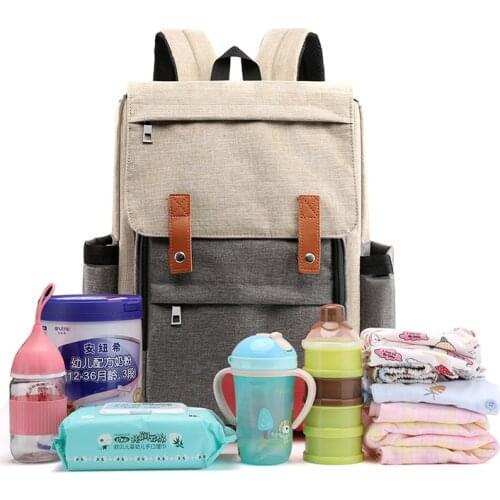 Waterproof Nylon Women Backpack Mommy Bag Multifunction Large Capacity Back Bag