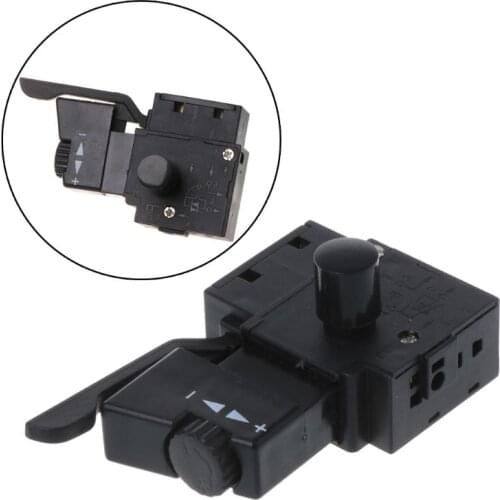 1PC FA2-6/1BEK Lock on Power Tool Electric Drill Speed Control Trigger Button Switch