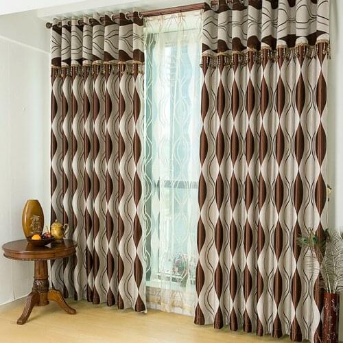 1pcs New Simple and Modern Chinese Style Punch Curtains Bedroom Bay Window Balcony Shading Rental House Shade Cloth Top F8470