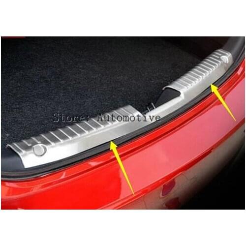 Quality Car Rear Trunk Bumper Protector Guard Plate trim 1 pcs for Mazda 6 2014 2015 2016 Atenza accessories