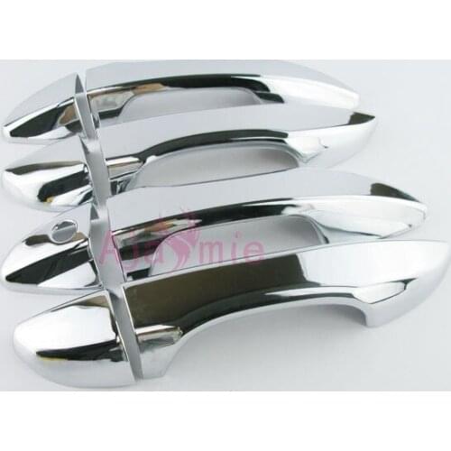2013 2014 2015 2016 Door Handle Cover Overlay Moulding Trims Chrome Car Styling For Toyota Corolla Accessories
