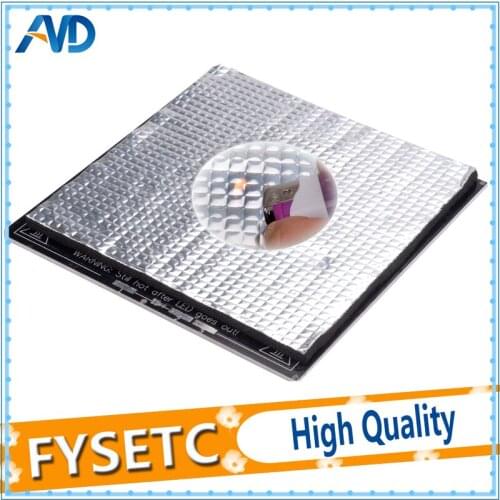 5pcs Heat Insulation Cotton 235x235mm Foil Self-adhesive Insulation Cotton 10mm Thickness 3D Printer Heating Bed Sticker