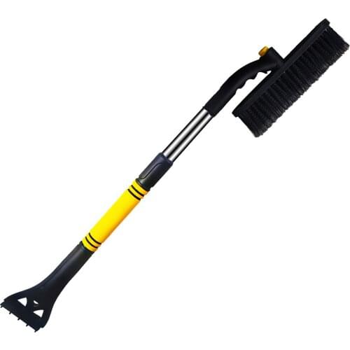 Car Snow Shovel Three In One Snow Shovel Winter Easy To Carry Ice Sweep Car Snow Brush With Rotating Brush Head Car Accessories