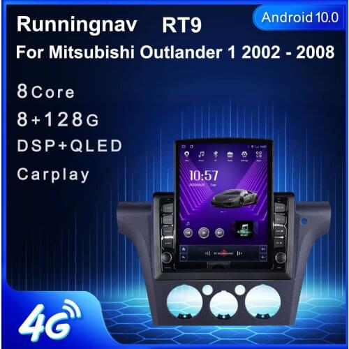 9.7" Android 10.1 For MItsubishi Airtrek Outlander 2001-2005 Tesla Type Car Radio Multimedia Video Player Navigation GPS RDS