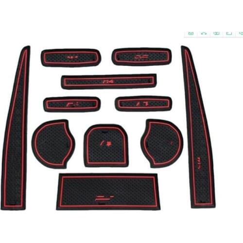 Automotive decoration parts for Great Wall M4 2012-2015 Rubber non-slip mats Interior door groove pad cup mats Car styling