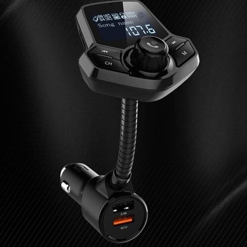 5V 12V Car MP3 Player Multifunctional USB QC3.0 Fast Charge FM AUX Radio Audio For Speaker Handsfree Car Interior Accessories