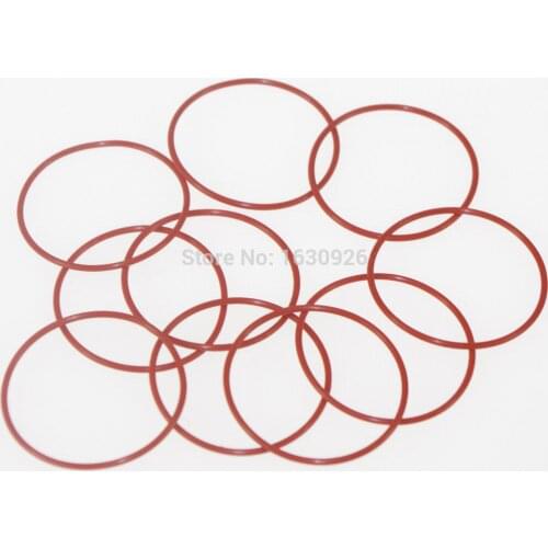 Free shipping QTY50 Silicone Rubber VMQ Inside Diameter 10mm Thickness 1.8mm Seal Rings O-Rings