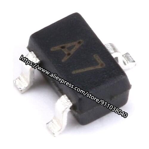 50PCS DAN217U SOT323 A7 SOT-323 Plastic-Encapsulate Switching Diodes SMD 80V/100mA