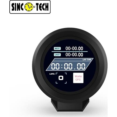 DO912 GPS Sincotech Compass Lap Time Speed Car Racing Dashboard Gauge Touch KIT