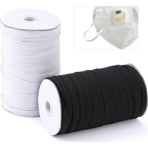 10 meters 3/6/8/10/12mm High-Elastic Sewing Elastic Ribbon Elastic Spandex Band Trim Sewing Fabric DIY Garment Accessories