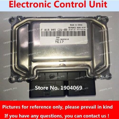 F01R00DC22 J42-3605010 F01RB0DC22 ME17 ECU Electronic Control Unit F01R00DBT9 F01RB0DBT9 J60-3605010BS For Chery ARRIZO Car