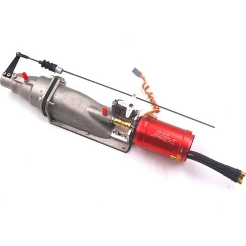 FATJAY 12V 24V Pump jet thruster 7.5KG thrust waterproof full metal with 4082 brushless motor 150A ESC for ROV RC boats
