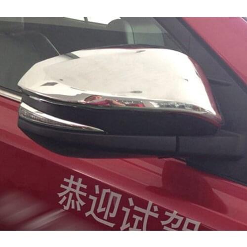 Chrome Car Styling Door Mirror Cover Rearview Overlay Trim Garnish Panel Frame For Toyota RAV4 RAV 4 2013 2015 2016 2017