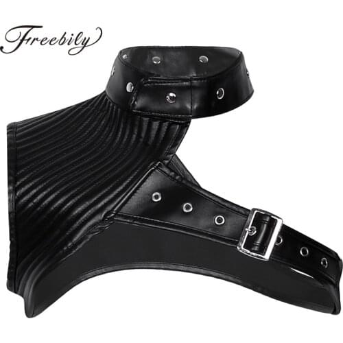 Womens Steampunk Corset Shrug One Shoulder Adjustable Corset Jacket Vintage Gothic Punk Rock Clothing Costume Accessories