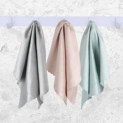 Bowl Dish Ceramic Tile Wipe Duster Kitchen Towel Window Glass Car Floor Rags Lint Free 3 Pcs/set Cleaning Cloths Soft Microfiber