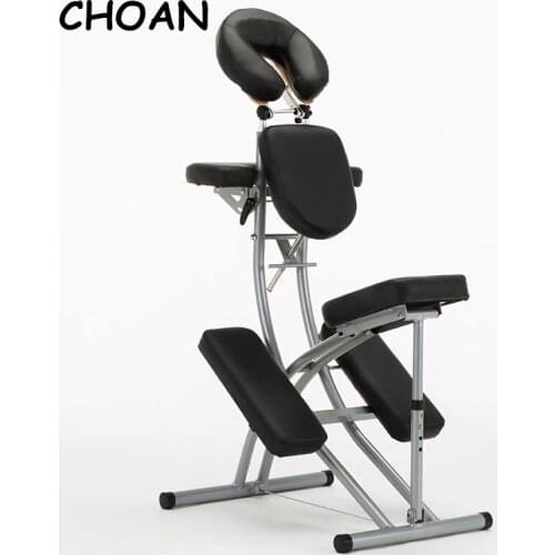 Salon beauty furniture foldable portable aluminium alloy PU leather red black white massage tattoo chair bed table with bag