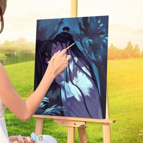 Mo Dao Zu Shi Coloring By Numbers Painting Package Acrylic Paints 40*50 Picture By Numbers Photo Paintings For Adults Art