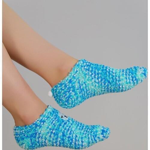 Pompom Socks Blue-48950.1114