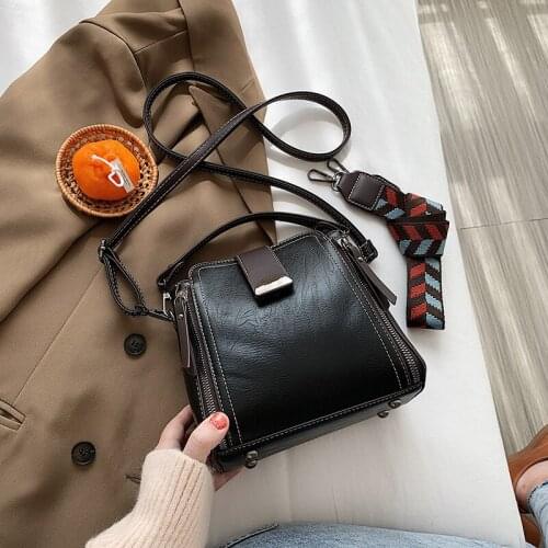 2021 Autumn and Winter New Style Female Bag Fashion Shoulder Bag Zipper Female Bag Lady Handbag Casual Messenger Bag