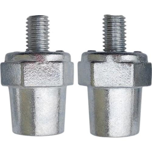 One Pair Zinc Alloy Battery Side Terminal Charging Posts Fit 8mm Positive (+) or Negative (-) Battery Cable Terminals