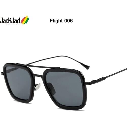 JackJad 2021 Stylish Iron Man Tony Stark Flight 006 Style Sunglasses Men Cool Fashion Brand Design Sun Glasses Oculos De Sol