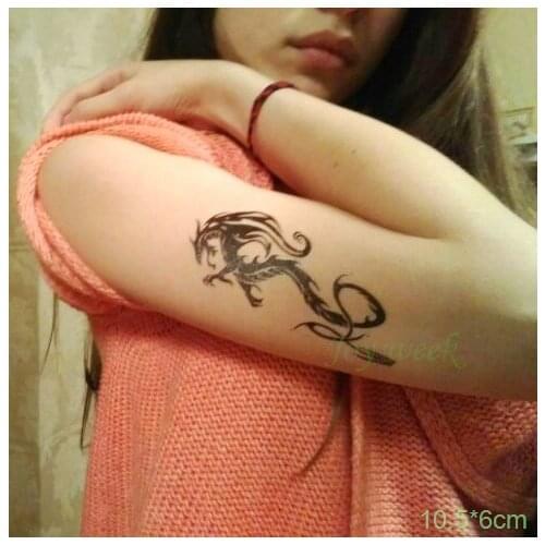 Waterproof Temporary Tattoo Sticker cool mens dragon totem tatto stickers flash tatoo fake tattoos for men women
