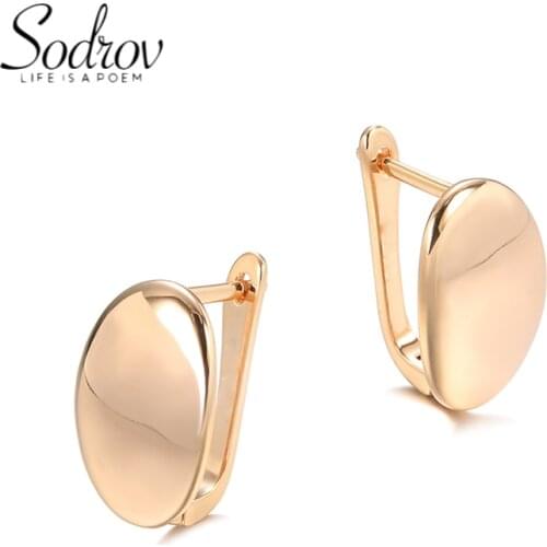 2021 Rose Gold Color Women Trend Jewelry Drop Earrings Wedding Party Gift Earrings Rose Gold Drop Ear