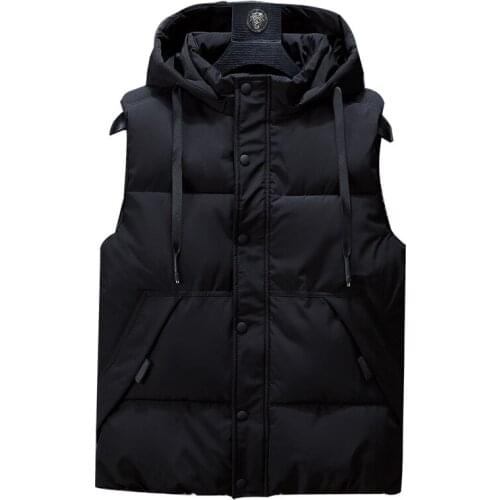 Winter Men Plus Size 6xl 7xl 8xl 9xl 10xl Parka Vest Waistcoat Hoodie camouflage Sleeveless Jackets Warm Parka Waistcoat Men