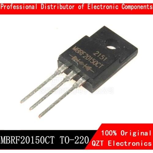 10pcs/lot MBRF20150CT TO-220F 20150CT TO-220 MBRF20150 TO220F 20A,150V new original In Stock