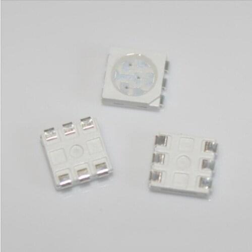 1000PCS/1LOT 5050 5.0*5.0mm SMD light-emitting diode LED Lamp beads red blue yellow green white orange