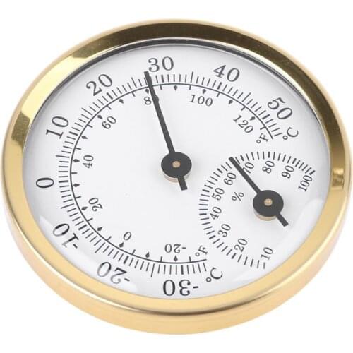 2in1 Wall Mount Thermometer Hygrometer Mechanical No battery Temperature Humidity Meter Gauge Home Use