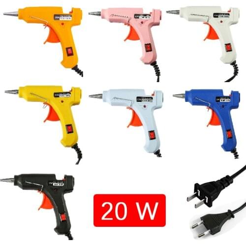 20w hot glue gun industrial mini hot glue gun thermoelectric temperature repair DIY tool for household 7mm glue stick
