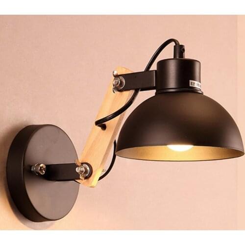 220V Energy Saving Modern Nordic Industrial LED Wall Light iron Wall Lamps Corridor Bed Bedside bathroom Night Lights Home Decor