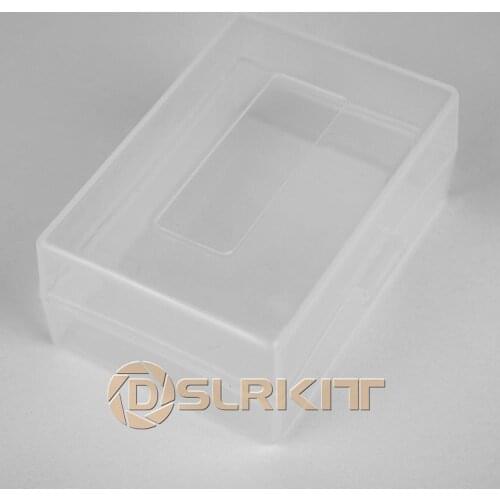 5pcs/Lot White Hard Plastic Case Holder Storage Box for Battery LP-E6 LP-E8 EL3E FM500H DLI90 EL15
