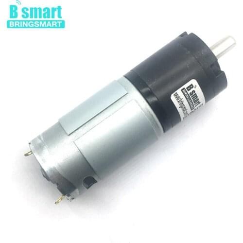 Bringsmart DC Small Reduction Motor PG36-555 High Torque 12v DC Gear Motor Low Speed Planetary Reducer Micro Electric Motor