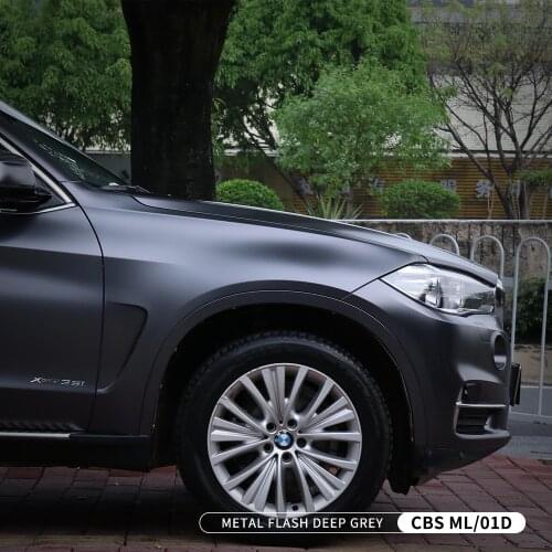 Fast Delivery Metal Dark Grey Protection Car Paint For Popular Style Wrap Color Change Vinyl Film
