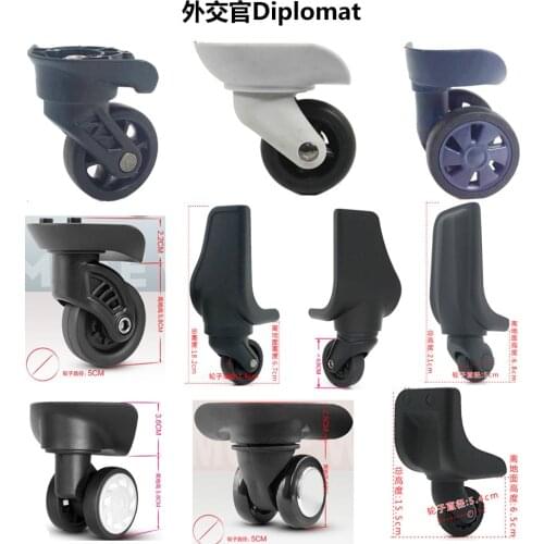Diplomat Travel Wheels Universal Wheels Accessories Trolley Soft Case Cloth Cases Repair part Wheels password suitcase maintain