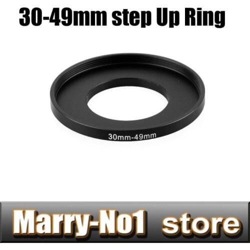 Black Step Up ring lens ring Filter Ring 30mm to 49mm 30mm -49mm 30-49mm for DSLR Lens Filter Stepping Adapter