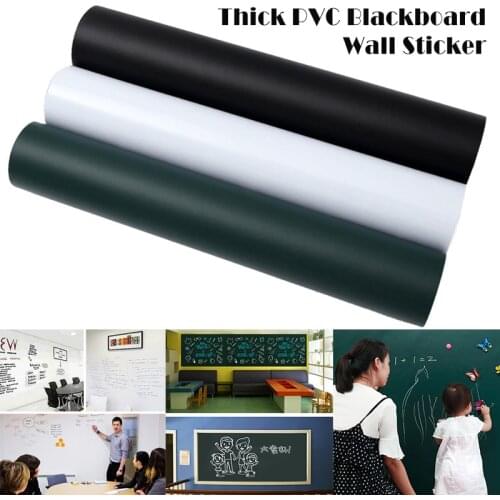 PVC Blackboard Wall Sticker Removable Self Adhesive Chalkboard with Chalks PR Sale